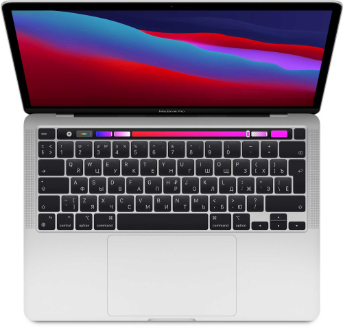 Ноутбук Apple MacBook Pro M1 8 core 8Gb SSD512Gb/8 core GPU 13.3" IPS (2560x1600) Mac OS silver WiFi BT Cam (MYDC2RU/A) фото 6