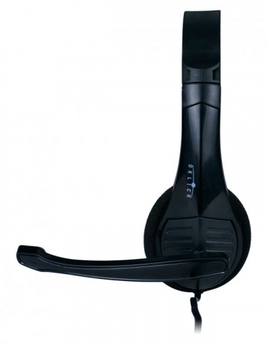 Наушники с микрофоном Оклик HS-M150 черный 2.2м накладные оголовье (428963) фото 11