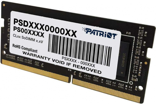 Память DDR4 8Gb 2133MHz Patriot PSD48G21332S RTL PC3-17000 CL15 SO-DIMM 260-pin 1.2В фото 4