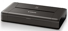Принтер струйный Canon Pixma IP110 (9596B029) A4 WiFi USB черный (в комплекте: батерея)