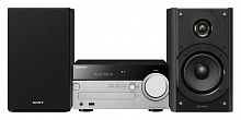Микросистема Sony CMT-SX7 черный/серебристый 100Вт/CD/FM/USB/BT