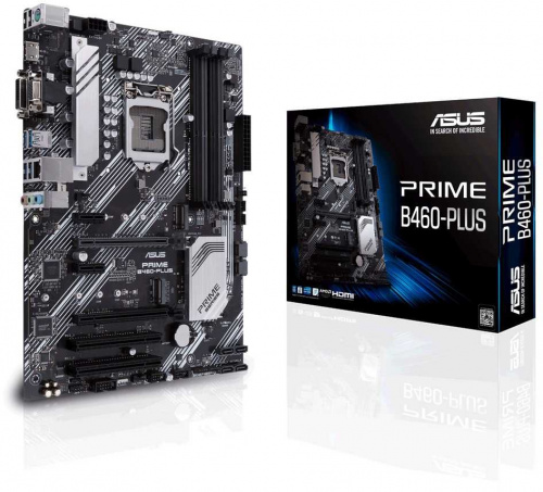 Материнская плата Asus PRIME B460-PLUS Soc-1200 Intel B460 4xDDR4 ATX AC`97 8ch(7.1) GbLAN RAID+VGA+DVI+HDMI фото 3