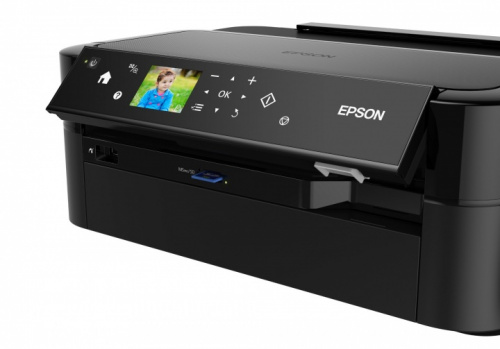 Принтер струйный Epson L810 (C11CE32402) A4 USB черный фото 4