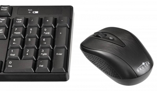 Клавиатура + мышь Оклик 210M клав:черный мышь:черный USB беспроводная (612841) фото 7
