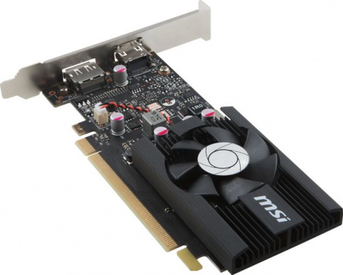 Видеокарта MSI PCI-E GT 1030 2G LP OC NVIDIA GeForce GT 1030 2048Mb 64 GDDR5 1265/6008/HDMIx1/DPx1/HDCP Ret low profile фото 4