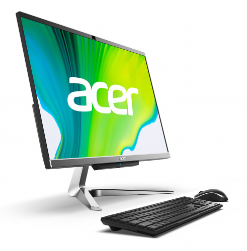 Моноблок Acer Aspire C24-963 23.8" Full HD i3 1005G1 (1.2) 8Gb SSD256Gb UHDG Endless GbitEth WiFi BT 65W клавиатура мышь Cam серебристый 1920x1080 фото 6