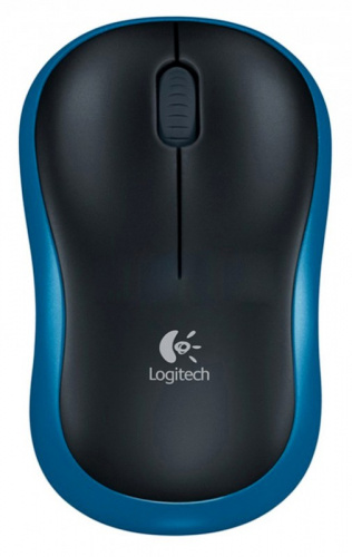 Мышь Logitech M185 синий оптическая (1000dpi) беспроводная USB1.1 для ноутбука (2but) фото 2