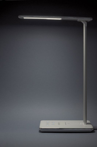 Светильник Lucia Smart (L620-W) настольный на подставке белый/серебристый 6Вт фото 5