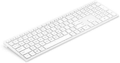 Клавиатура HP Pavilion 600 белый USB беспроводная slim фото 3