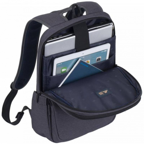 Рюкзак для ноутбука 15.6" Riva 7760 черный полиэстер фото 4