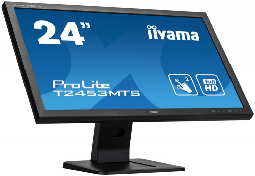 Монитор Iiyama 24" ProLite T2453MTS-B1 черный VA LED 6ms 16:9 DVI HDMI M/M матовая 250cd 178гр/178гр 1920x1080 D-Sub FHD Touch 6кг фото 4