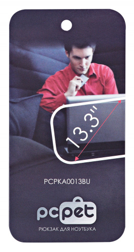 Рюкзак для ноутбука 13.3" PC Pet PCPKA0013BU голубой полиэстер фото 8