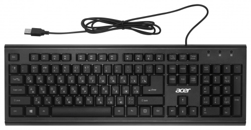 Клавиатура Acer OKW120 черный USB (ZL.KBDEE.006) фото 5