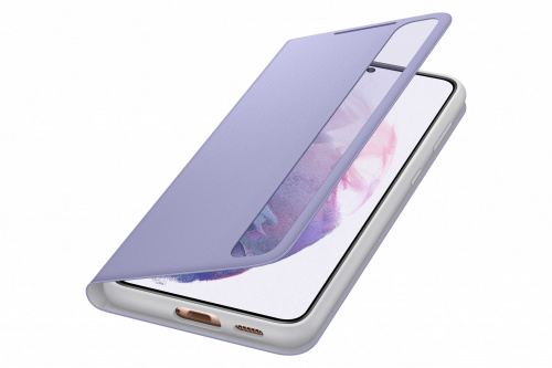 Чехол (флип-кейс) Samsung для Samsung Galaxy S21+ Smart Clear View Cover фиолетовый (EF-ZG996CVEGRU) фото 5