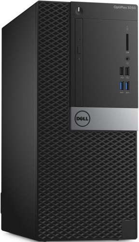 ПК Dell Optiplex 5050 MT i5 6400 (2.7)/8Gb/1Tb 7.2k/HDG530/DVDRW/Linux Ubuntu/GbitEth/240W/клавиатура/мышь/черный/серебристый фото 2
