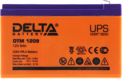 Батарея для ИБП Delta DTM 1209 12В 9Ач фото 4