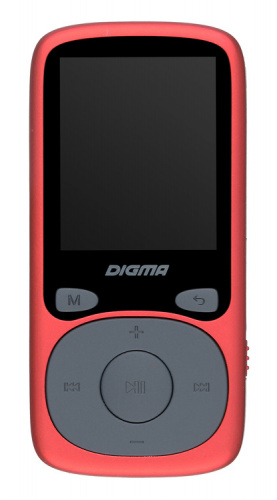 Плеер Hi-Fi Flash Digma B4 8Gb красный/1.8"/FM/microSDHC фото 9