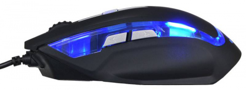 Мышь Оклик 715G черный/серебристый оптическая (3200dpi) USB (6but) фото 11