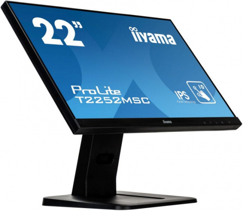 Монитор Iiyama 21.5" ProLite T2252MSC-B1 черный IPS LED 7ms 16:9 HDMI M/M глянцевая 1000:1 250cd 178гр/178гр 1920x1080 D-Sub DisplayPort FHD Touch 4.8кг фото 3