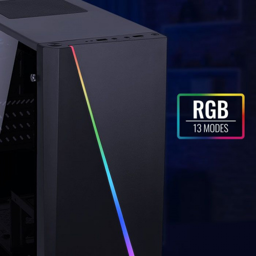 Корпус Aerocool Cylon Mini белый без БП mATX 2x120mm 1xUSB2.0 1xUSB3.0 audio bott PSU фото 3