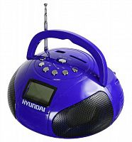 Аудиомагнитола Hyundai H-PAS100 фиолетовый 6Вт/MP3/FM(dig)/USB/SD