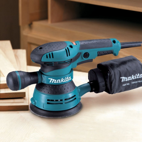 Эксцентриковая шлифмашина Makita BO5041K 300Вт D125 фото 4