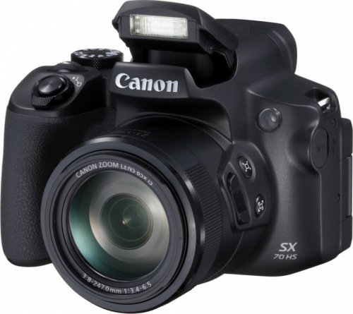 Фотоаппарат Canon PowerShot SX70 HS черный 20.3Mpix Zoom65x 3" 4K SDXC CMOS 1x2.3 IS opt turLCD rotLCD VF 10fr/s RAW 29.97fr/s HDMI/WiFi/LP-E12 фото 2