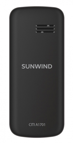 Мобильный телефон SunWind A1701 CITI 32Mb черный моноблок 2Sim 1.77" 128x160 GSM900/1800 GSM1900 FM microSD max32Gb фото 5