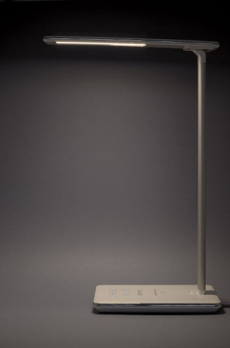 Светильник Lucia Smart (L620-W) настольный на подставке белый/серебристый 6Вт фото 4