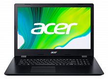 Ноутбук Acer Aspire 3 A317-52-37NL Core i3 1005G1/4Gb/SSD256Gb/DVD-RW/Intel UHD Graphics/17.3"/TN/HD+ (1600x900)/Eshell/black/WiFi/BT/Cam