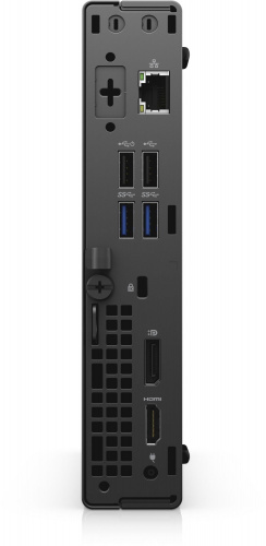ПК Dell Optiplex 3080 Micro i3 10100T (3)/8Gb/SSD256Gb/UHDG 630/Linux/GbitEth/WiFi/BT/65W/клавиатура/мышь/черный фото 4