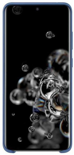 Чехол (клип-кейс) Samsung для Samsung Galaxy S20 Ultra Silicone Cover темно-синий (EF-PG988TNEGRU) фото 3