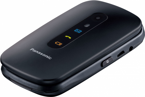 Мобильный телефон Panasonic TU456 черный раскладной 1Sim 2.4" 240x320 0.3Mpix GSM900/1800 microSDHC max32Gb фото 10