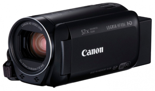Видеокамера Canon Legria HF R86 черный 32x IS opt 3" Touch LCD 1080p 16Gb XQD Flash/WiFi фото 3