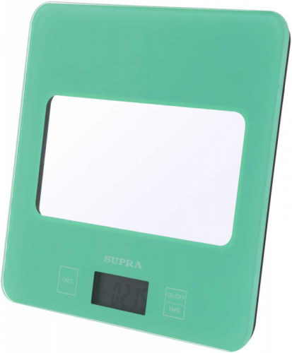 Весы кухонные электронные Supra BSS-4201N макс.вес:5кг зеленый фото 2