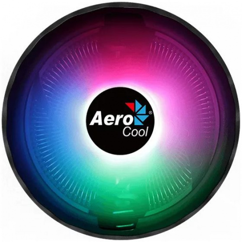 Устройство охлаждения(кулер) Aerocool Air Frost Plus Soc-AM5/AM4/1151/1200/1700 3-pin 24dB Al 110W 360gr LED Ret