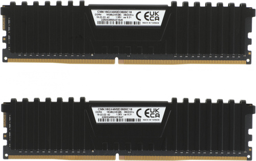 Память DDR4 2x8Gb 3600MHz Corsair CMK16GX4M2D3600C18 Vengeance LPX RTL Gaming PC4-28800 CL18 DIMM 288-pin 1.35В Intel с радиатором Ret фото 4