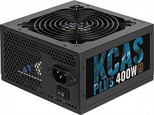 Блок питания Aerocool ATX 400W KCAS-400W PLUS 80+ bronze (24+4+4pin) APFC 120mm fan 6xSATA RTL