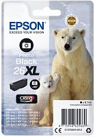 Картридж струйный Epson T2631 C13T26314012 фото черный (400стр.) (8.7мл) для Epson XP-600/700/800