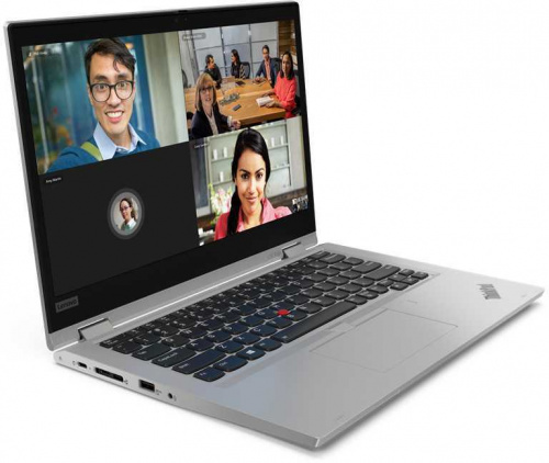 Трансформер Lenovo ThinkPad L13 Yoga Core i5 10210U/8Gb/SSD256Gb/Intel UHD Graphics/13.3"/IPS/Touch/FHD (1920x1080)/Windows 10 Professional 64/silver/WiFi/BT/Cam фото 6