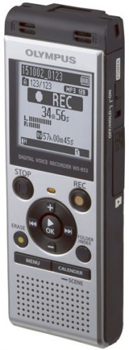 Диктофон Цифровой Olympus WS-852 4Gb серебристый фото 3