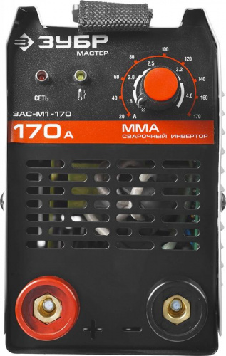 Сварочный аппарат Зубр ЗАС-М1-170 инвертор ММА DC 5.7кВт фото 3