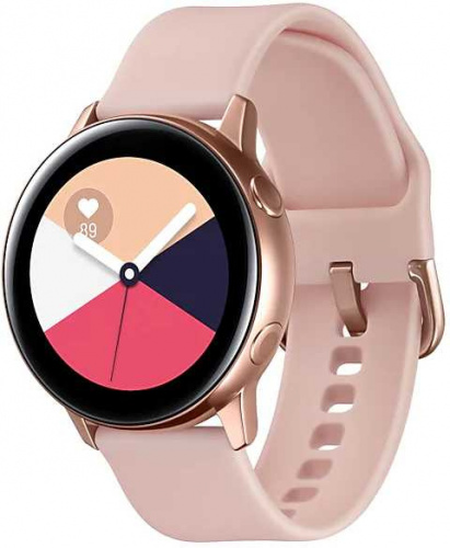 Смарт-часы Samsung Galaxy Watch Active 39.5мм 1.1" Super AMOLED розовое золото (SM-R500NZDASER) фото 2