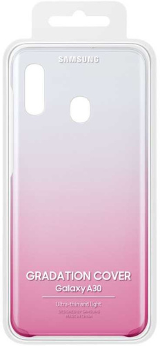 Чехол (клип-кейс) Samsung для Samsung Galaxy A30 Gradation Cover розовый (EF-AA305CPEGRU) фото 4