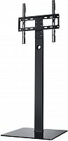 Кронштейн-подставка для телевизора Hama стойка Fullmotion черный 32"-65" макс.35кг напольный поворот