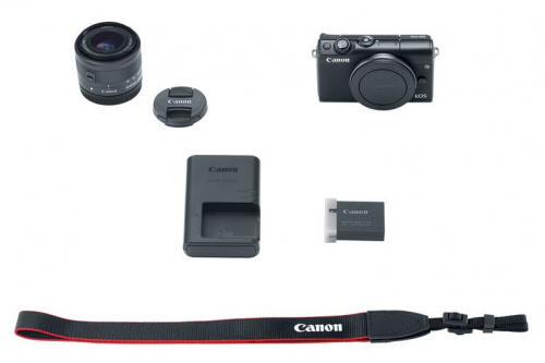 Фотоаппарат Canon EOS M100 черный 24.2Mpix 3" 1080p WiFi 15-45 IS STM LP-E12 фото 2