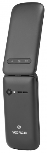 Мобильный телефон Digma VOX FS240 32Mb серый раскладной 2Sim 2.44" 240x320 0.08Mpix GSM900/1800 FM microSDHC max32Gb фото 3