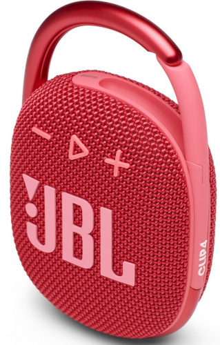 Колонка порт. JBL Clip 4 красный 5W 1.0 BT 15м 500mAh (JBLCLIP4RED) фото 2