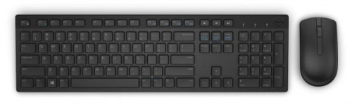 Клавиатура + мышь Dell KM636 клав:черный мышь:черный USB беспроводная slim Multimedia фото 2