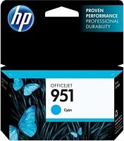 Картридж струйный HP 951 CN050AE голубой (700стр.) для HP OJ Pro 8610/8620